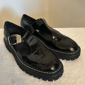 Steve Madden Black Leather Shoes